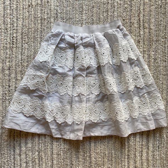Anthropologie Lace Full Skirt - Picture 3 of 4